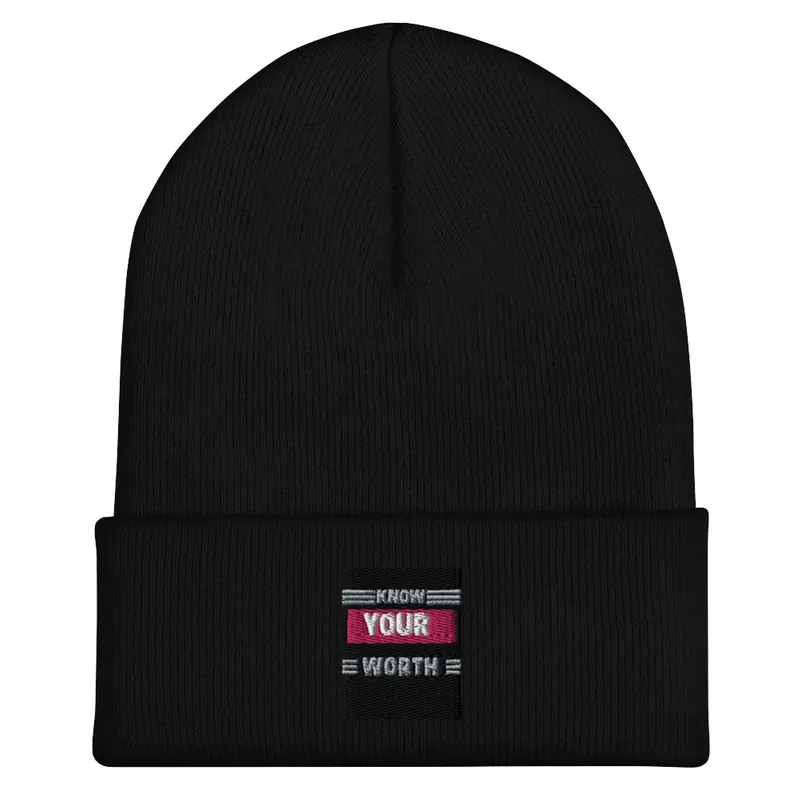 know your worth winter hat