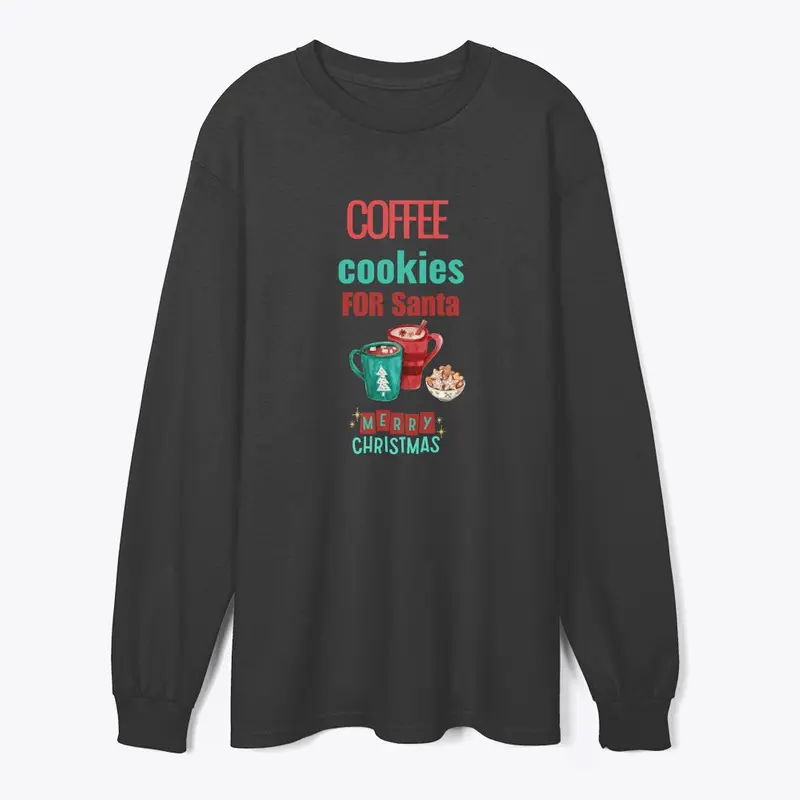 Coffee cookies for Santa