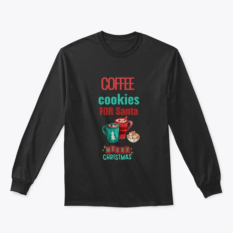 Coffee cookies for Santa