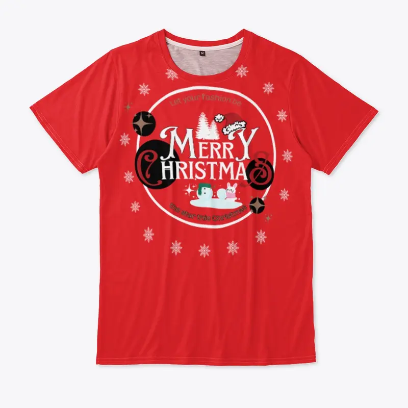 Snowflakes Christmas tee