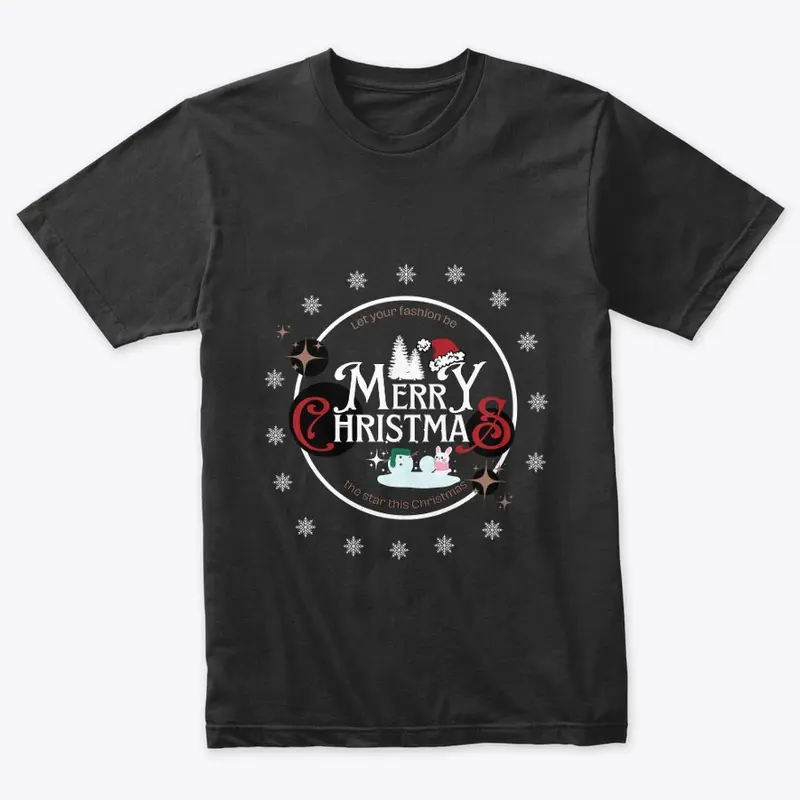 Snowflakes Christmas tee