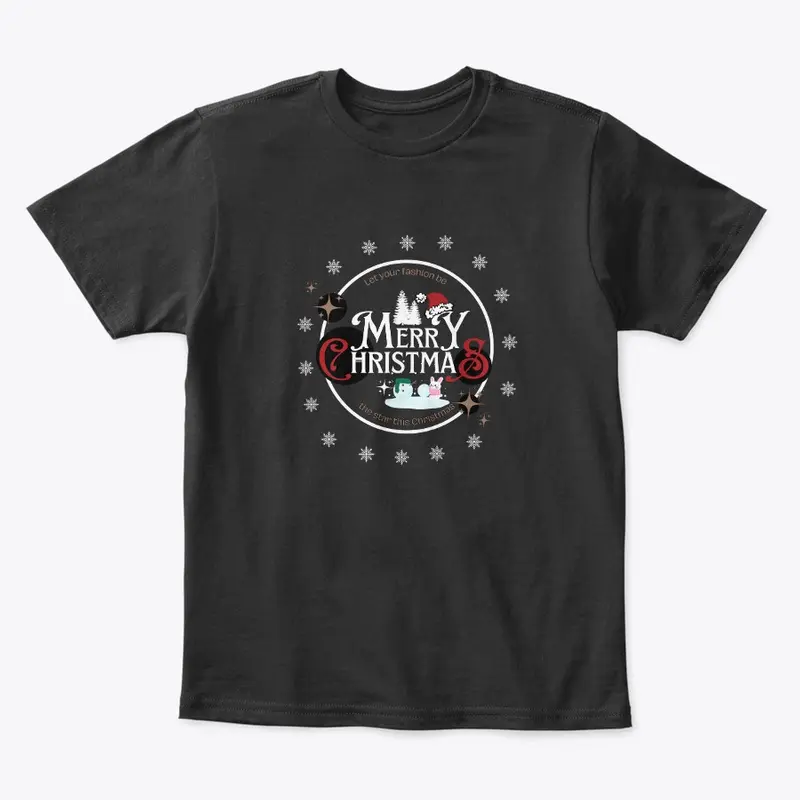 Snowflakes Christmas tee