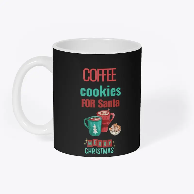 Coffee cookies for Santa