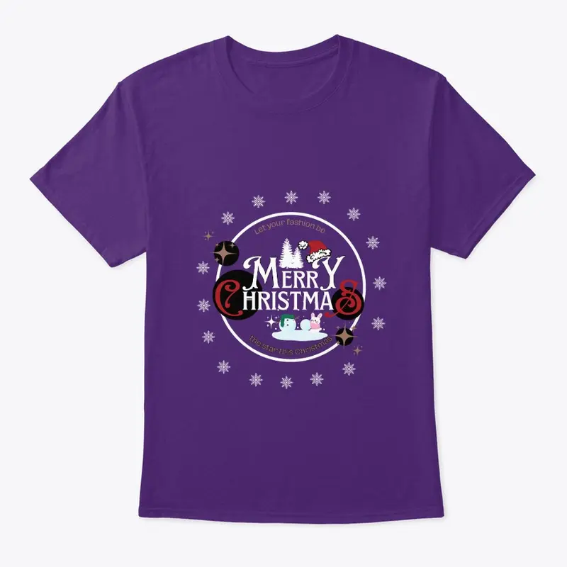 Snowflakes Christmas tee